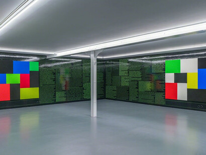 Peter Halley. Courtesy of Xippas