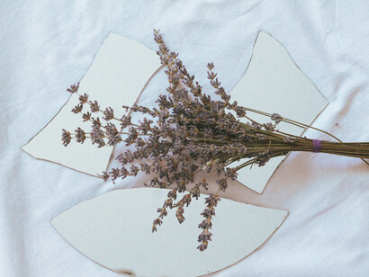 Espejo roto como símbolo de mala fortuna