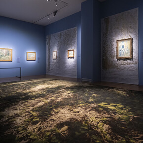 Berthe Morisot. Impressionist painter, exhibition view. Courtesy of Galleria d’Arte Moderna