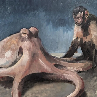Charles Hascoët, Octo-monkey (détail), 2026. Avec l'aimable autorisation de la Galerie Magda Danysz
