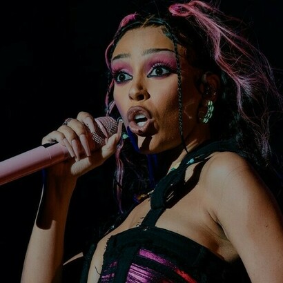 Doja Cat no festival Lollapalooza Brasil 2022, em São Paulo, Brasil