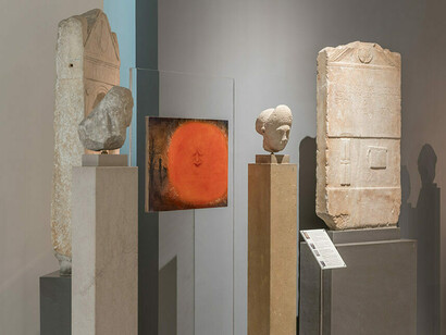 Aleksandra Waliszewska, Irruption of antiquity, exhibition view. Courtesy of Deste Foundation Project Space