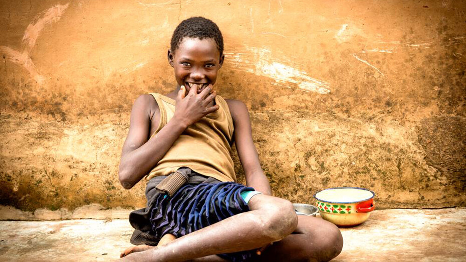 Laurent Moreau, Child of Benin, Photographic Print on Dibond, 23.5" x 31.5"