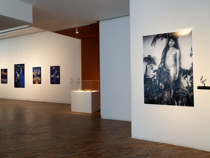 Seba Calfuqueo, Antü ñi kuram [Sun’s egg], exhibition view. Courtesy of MAMBO