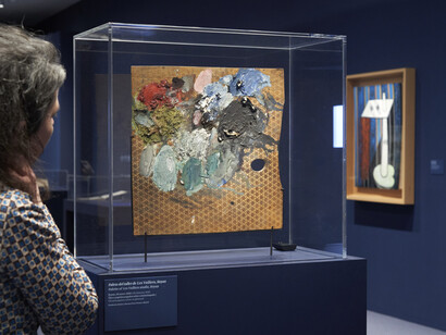 Picasso: los cuadernos de Royan, vista de exhibición. Cortesía del Museo Picasso Málaga