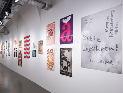 Typomania. Curator’s choice by Kathrin Pokorny-Nagel, ausstellungsansicht. Mit freundlicher genehmigung des Museum für angewandte Kunst