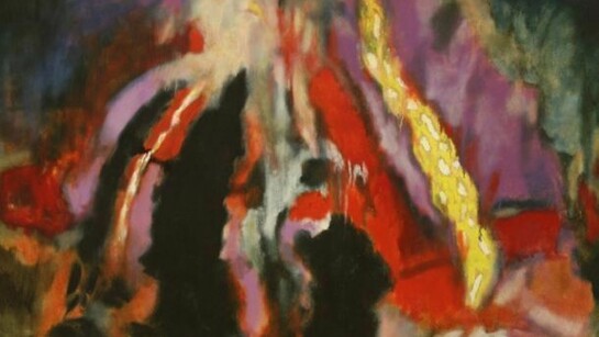 Aubrey Williams, Shostakovich 6th Quartet, Opus 101, 1981, oil on canvas, 132.1 x 208.3 cm