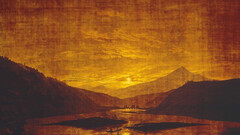«Paisagem do rio de noite» (ca. 1833), C.D. Friedrich