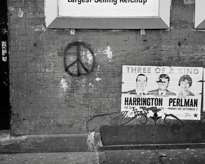 Peace: Love, Rock and Revolution. Courtesy of ACA Galleries © Jim MarshallPhotography LLC 