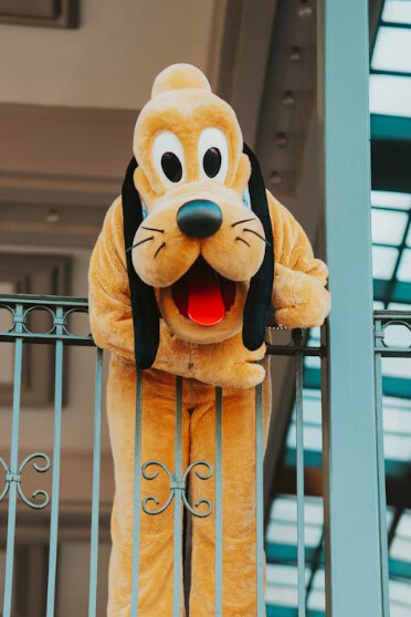 At Disneyland Paris in Marne-la-Vallée, France, Pluto brings smiles to fans of all ages