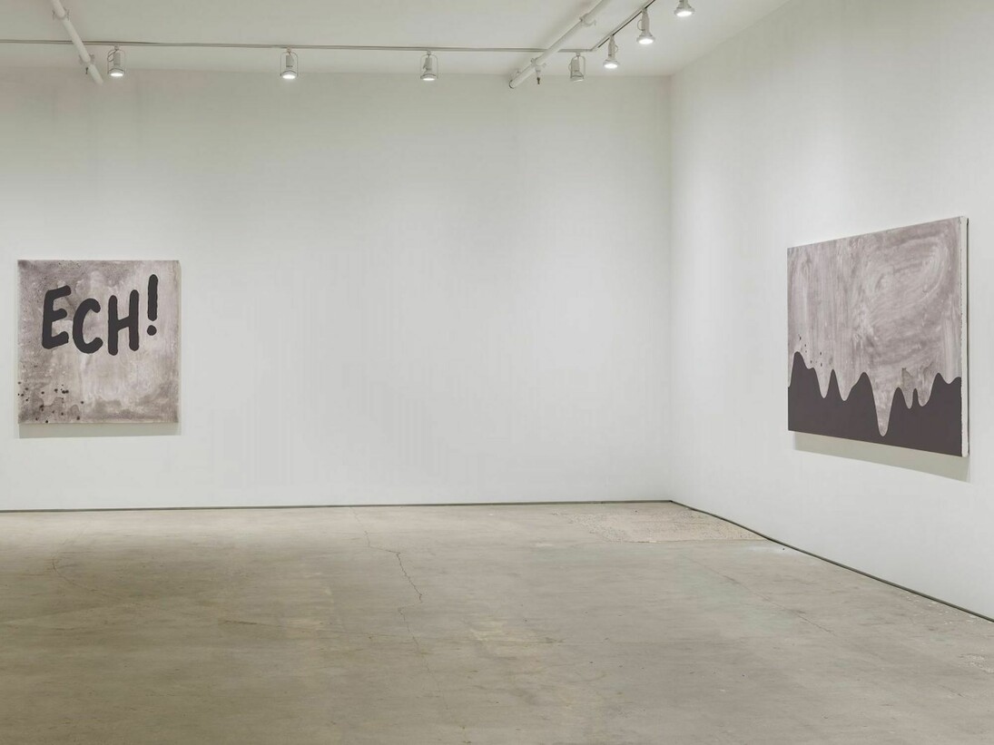 Carl Ostendarp, Exhibition view. Courtesy of Elizabeth Dee