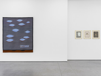 Clara Brörmann et Nino Kvrivishvili, Le regard de l’autre, vue d’exposition. Avec l’aimable autorisation de la Whitehouse Gallery