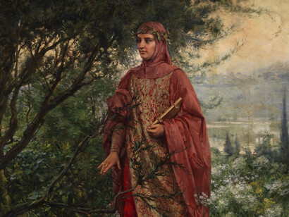 Salvatore Postiglione, Dante e Beatrice, particolare