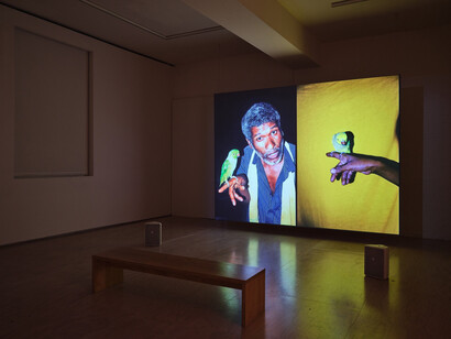 Sohrab Hura, Mother, exhxibition view. Courtesy of MoMA PS1