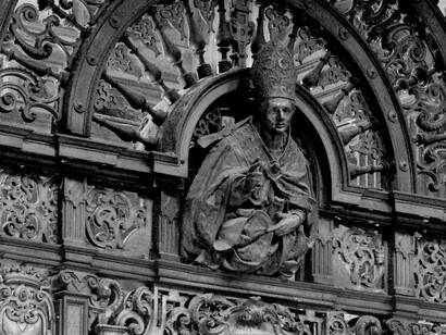 Cosimo Fanzago, "Cancello della Cappella del Tesoro di san Gennaro", dettaglio, 1665, Duomo di Napoli, Napoli, Italia 