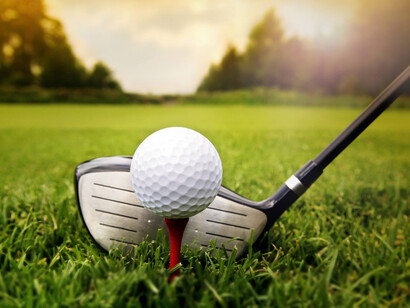 Bastone e pallina da golf