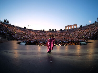 Opera Festival all’Arena di Verona, edizione passata, vista dello spettacolo. Per gentile concessione dell’Arena di Verona. Foto di Ennevi Foto