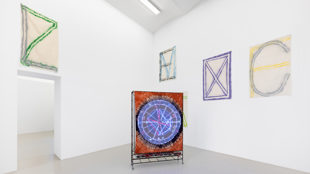 Ei Arakawa-Nash, Nikolas Gambaroff and Nora Schultz, Splendid playground, exhibition view. Courtesy of Galerie Meyer Kainer