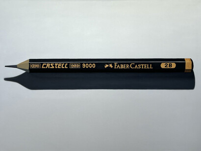 Richard Parker, Faber-castell 9000 2B, 2023. Courtesy of Billis/Williams Gallery