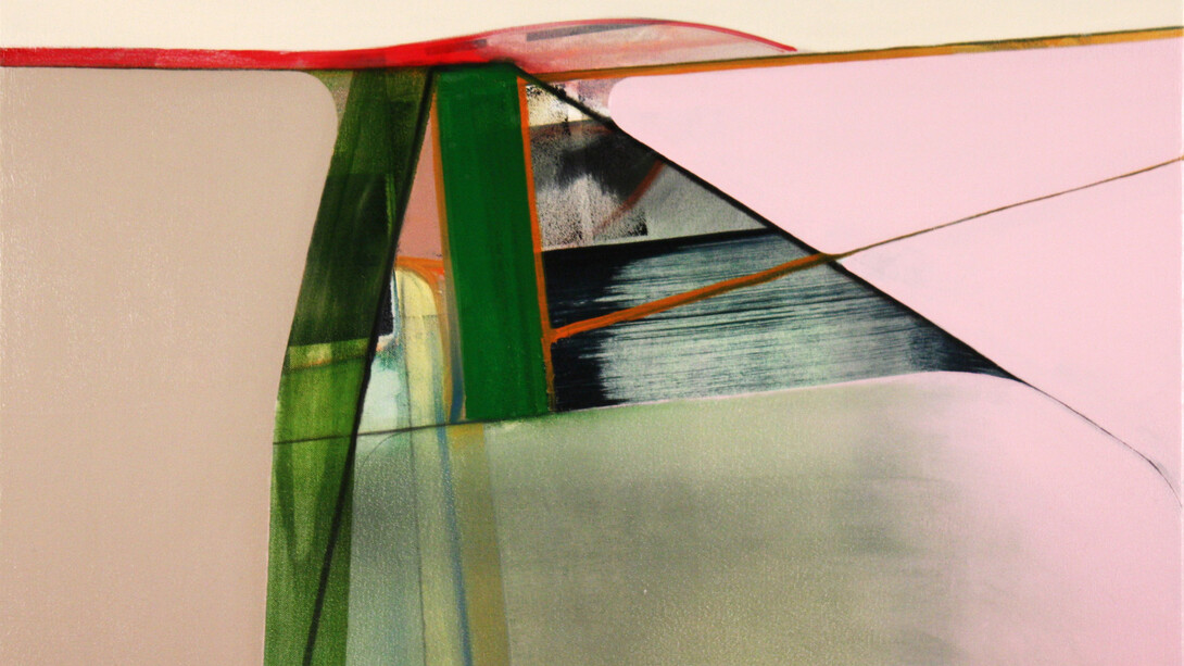 Nick Lamia, Riparian (detail), 2013, oil on canvas, 24x28 inches