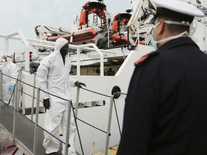 Sbarco dei migranti