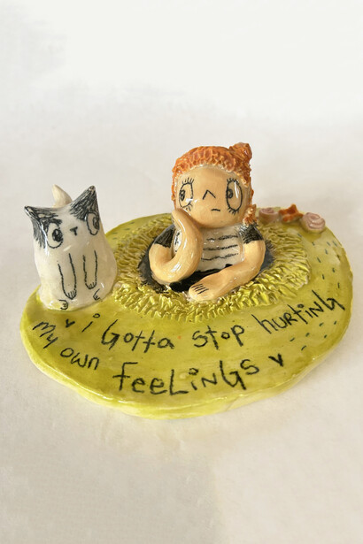 Laura Williams, Hurting my own feelings. Courtesy of Jackson Junge Gallery