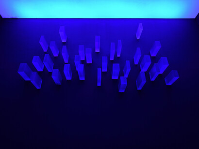 Various artists, #000000, exhibition view. Courtesy of Studio la Città