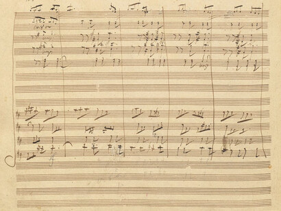 Partitura original del «Concierto Emperador» de Beethoven