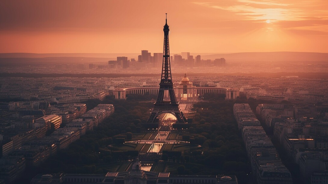Paris, onde o passado e o futuro se encontram. Um símbolo de que toda revolução começa com a coragem de imaginar o novo. Entre história e horizonte, a Torre Eiffel permanece como um marco de inovação. Ontem cultural, hoje também tecnológica