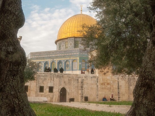 La cupola della roccia (Al-Aqsa Mosque), Gerusalemme, Palestina
