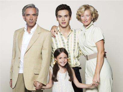 Con Ricardo Gómez, el famoso “Carlitos”, y Celine Peña