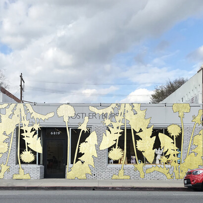Facade of the Gallery. Courtesy of Hostler Burrows Gallery