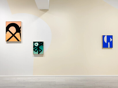 Cornelia Baltes, The sun stumbles in, vue de l'exposition. Avec l'aimable autorisation d'Andréhn-Schiptjenko