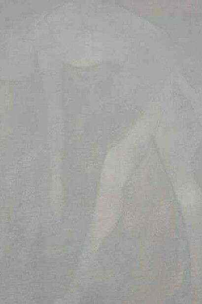 Silke Otto-Knapp, Figure (half-bending) 2009, 45x60cm