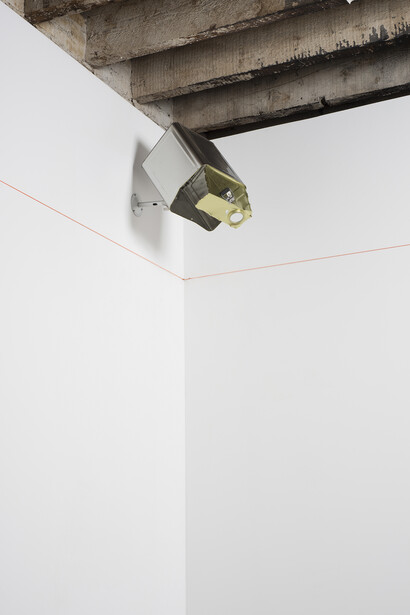 Joelle Tuernlinckx, Camera Chinoise, 2011, metal, Image courtesy of the artist and Simon Preston Gallery