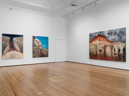 Danny Moynihan, In praise of limestone, exhibition view. Courtesy of Nathalie Karg Gallery 