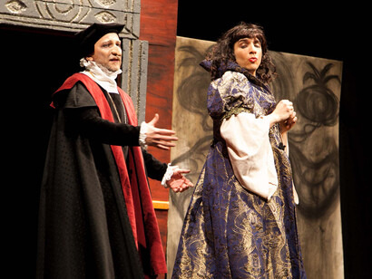 Una rappresentazione teatrale della Mandragola