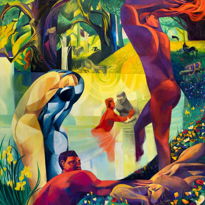 J. Carino, Eden, 2025. Courtesy of Yossi Milo Gallery