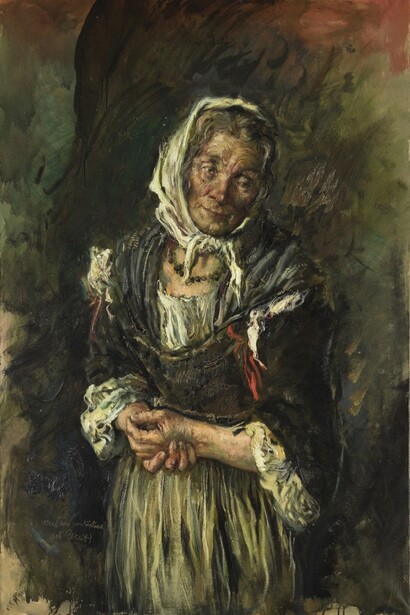 Giancarlo Vitali. Vecchia contadina dal Ceruti