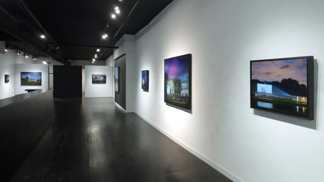 Stephen Fox, Night moves, exhibition view. Courtesy of Arcadia Contemporary