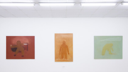 Vista de la muestra «Aparición y latencia» de Roberto Carter. Espacio expositivo Cero Uno,
San José, Costa Rica