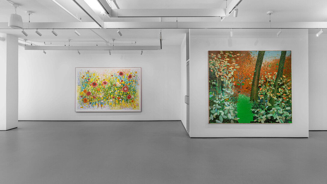 Ross Caliendo, Twin habit, exhibition view. Courtesy of Ross + Kramer Gallery