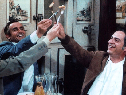 Vittorio Gassman e Nino Manfredi 