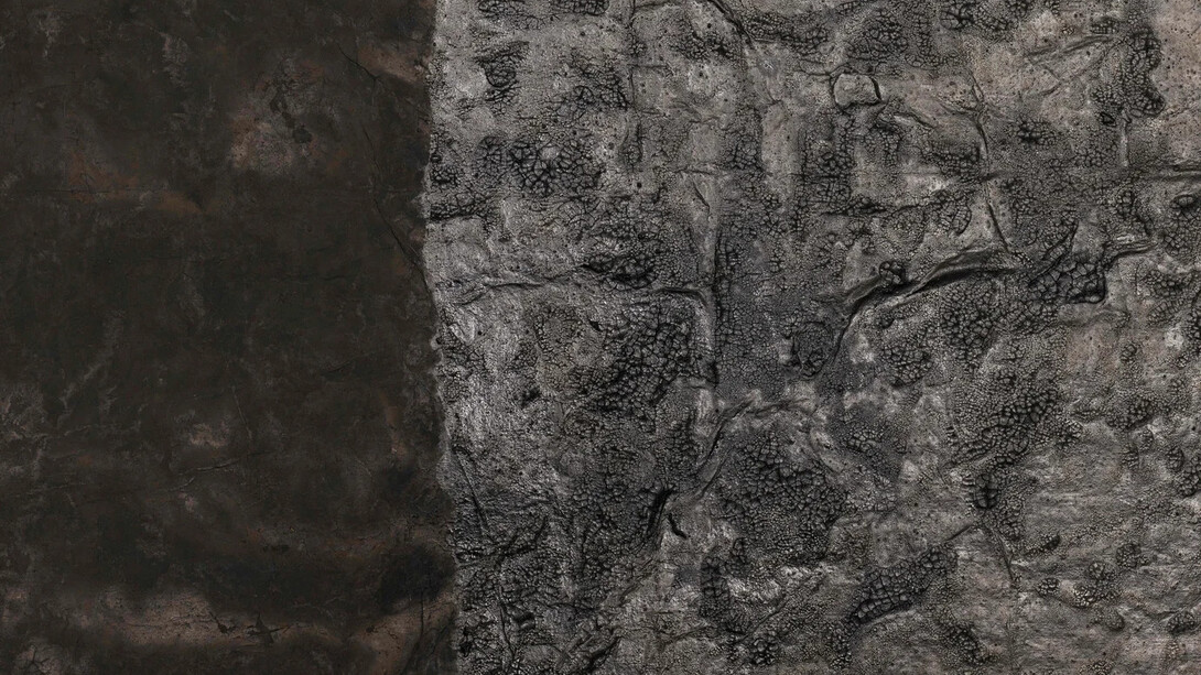 Hundred layers of ink, artwork in exhibition. Courtesy of M+ Museum