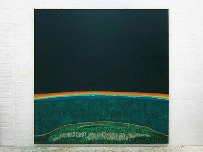 William Monk, Hands, 2014, Oil on canvas, 94 7/16 x 94 7/16 in. (240 x 240 cm)