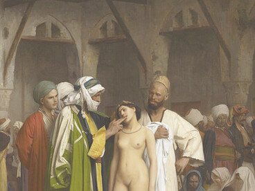 Jean-Léon Gérôme’s The Slave Market, 1866