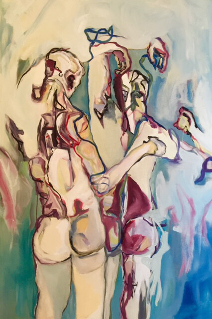 Luke Beachey, oil on canvas, 175x100