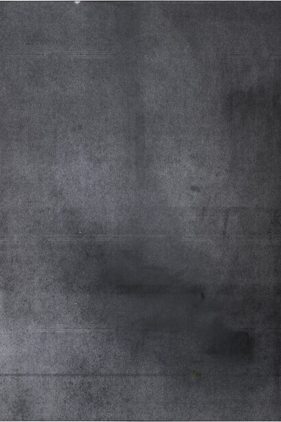 Manor Grunewald, Untitled (concrete #50), 2015, oil, acrylic, spray paint, and UV print on synthetic canvas with aluminum frame, 78 11/16 x 59 inches