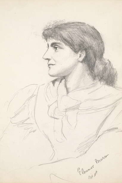 Eleanor Marx by Grace Black, 1881, © National Portrait Gallery, London 
