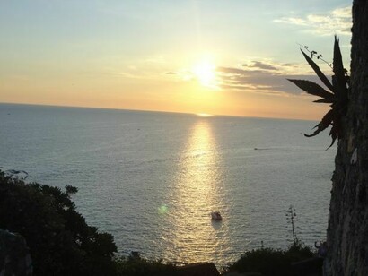 In Portovenere you can enjoy sunsets like this one